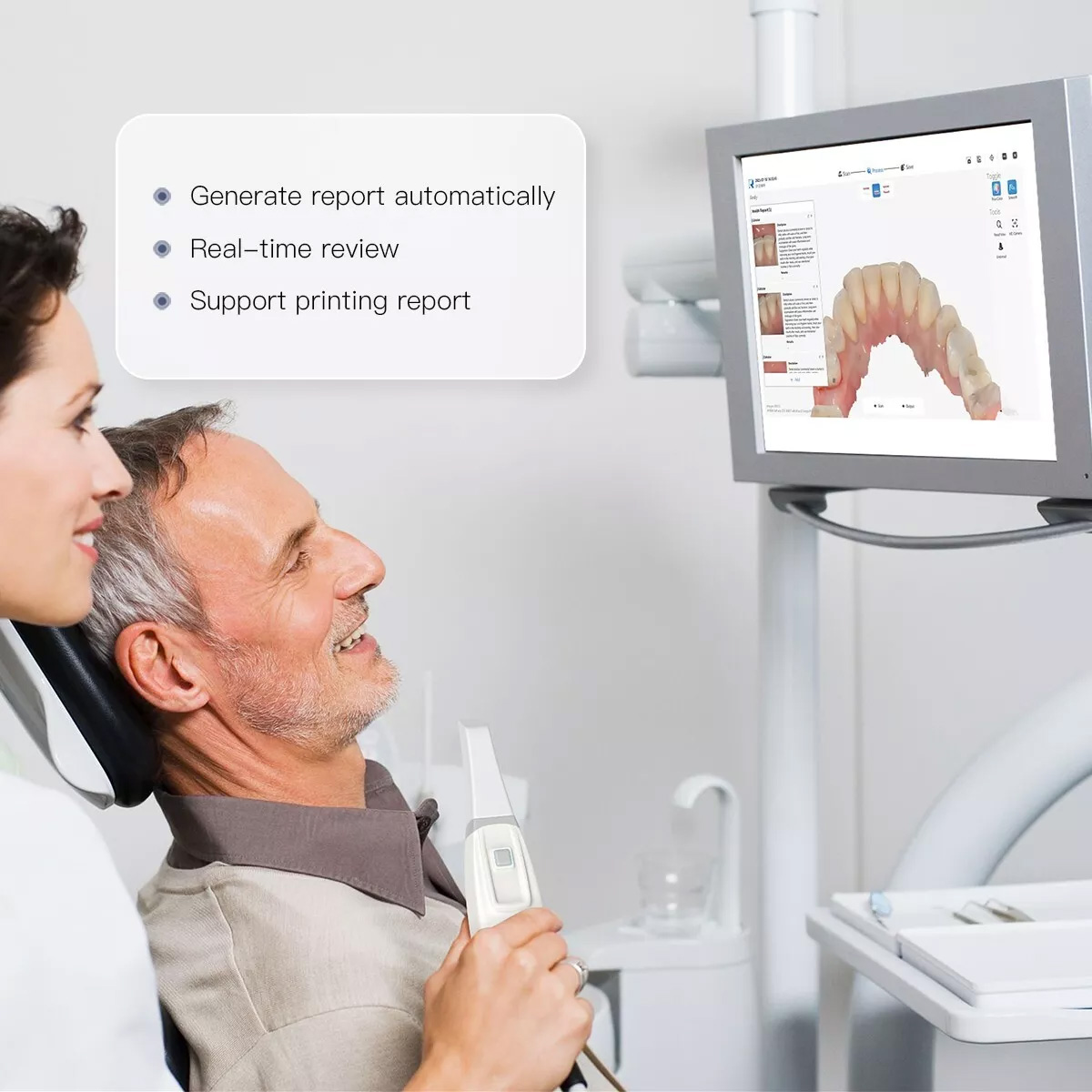 YP-11 Dental Real Color 3D Intraoral Scanner Dental 3D Scanner with Software